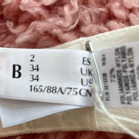 🐚 NWT La Perla Love Stone Embroidered Stretch-Tulle Underwire Lingerie Set 🐚 - Picture 10 of 11